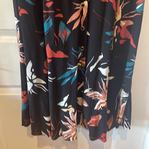 Yumi Kim Fall Print Button Midi Maxi Dress - Picture 5 of 6